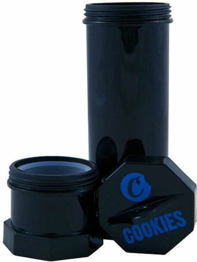 Cookies Aufbewahrungsbehälter Geruchsdicht Hoch Schwarz 3 Teile 160x50mm