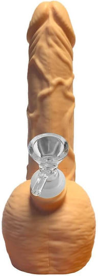 White Penis Silicone Bong 20cm