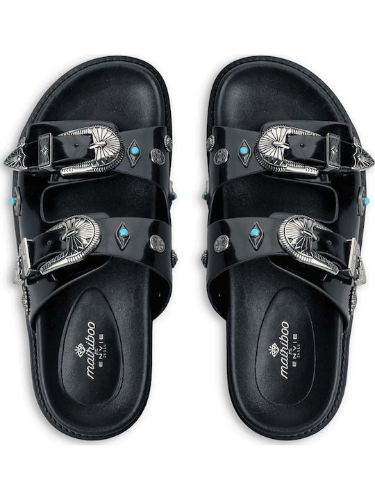Γυναικεία Σανδάλια Flatforms Μαύρα