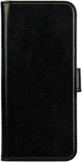 Rosso Element Pu Wallet Synthetic Leather / Silicone Black (Moto G55)