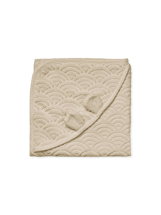 Cam Cam Copenhagen Baby-Badetuch Beige 80 cmx80cm Cam Cam Copenhagen Baby-Badetuch Beige 80 cmx80cm