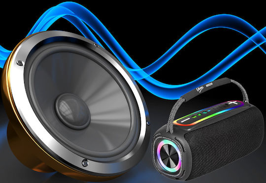 V-tone BWS210 Bluetooth високоговорител с живот на батерията до 3 часа Черен