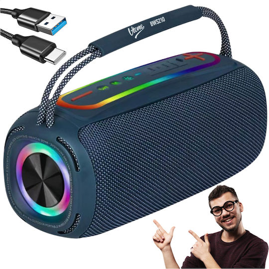 V-tone BWS210 Bluetooth Speaker with Radio Blue
