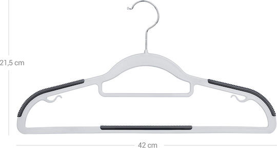 Songmics Κρεμάστρα Ρούχων Γκρι CRP20G50 50τμχ