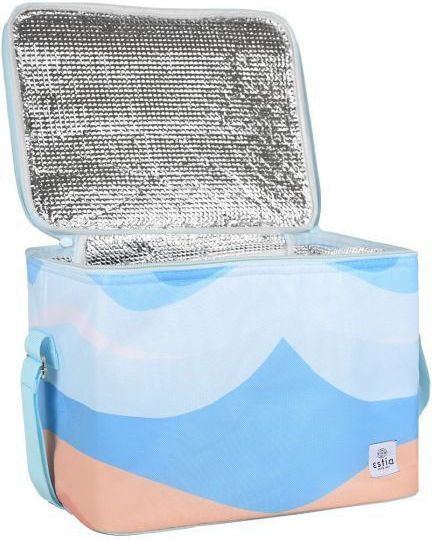 Estia Insulated Shoulderbag Save The Aegean 30 Liters L45 x W20 x H33cm Serene Shores
