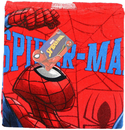 Poncho Junge Spiderman-ye18268-rot