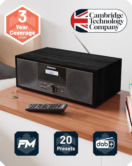 Majority Ηχοσύστημα 2.0 Oakcastle 1000002848 60W με CD Player και Bluetooth