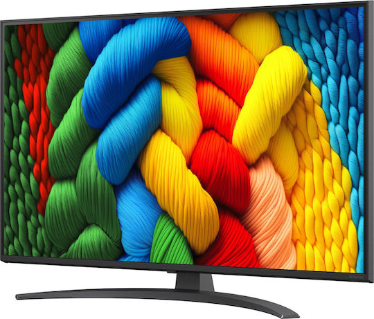 LG Smart Τηλεόραση 43" 4K UHD LED NanoCell AI NANO81 HDR (2025) 43NANO81A6A