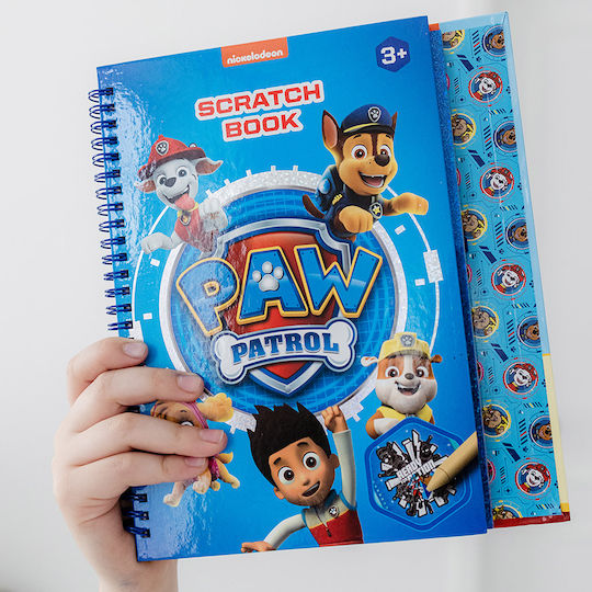 Totum Stickers Paw Patrol Scratchbook for Children 3+ years Years
