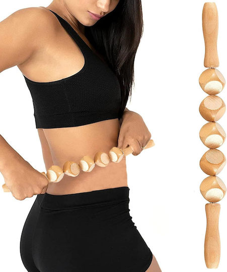 Ξύλινα Εργαλεία Μασάζ Μαδεροθεραπεία Wood Therapy Massage Set 3τμχ