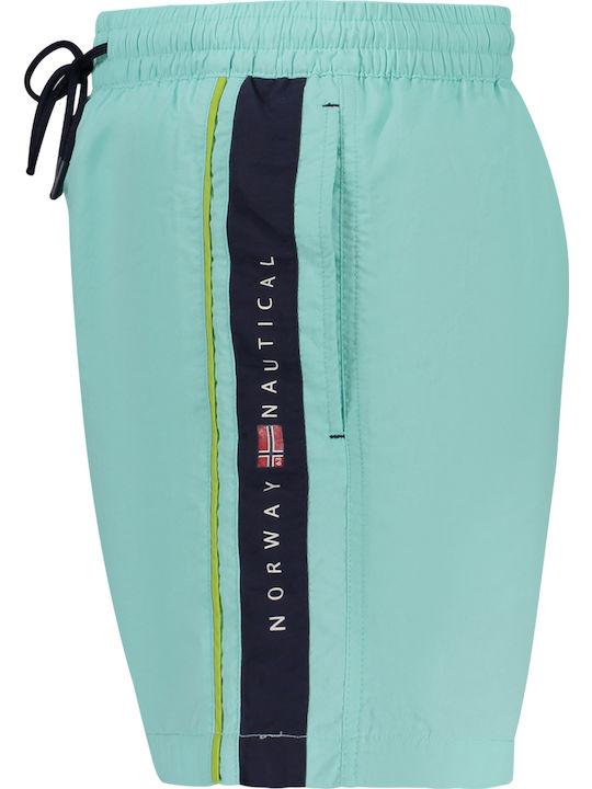 Herren Badebekleidung Shorts Sky Blue mit Mustern