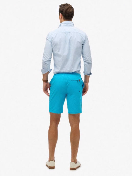 D2 Sdsw Classic 19 Logo Борд Шорти Мъжки Бански Тюркоазен Hawaii Blue