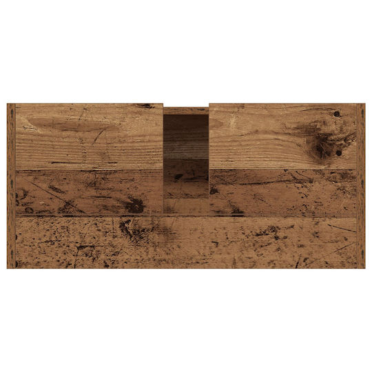 vidaXL Countertop without Sink L63xW29xH55cm Old Wood