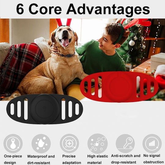 Case Silicone for AirTag in Red color