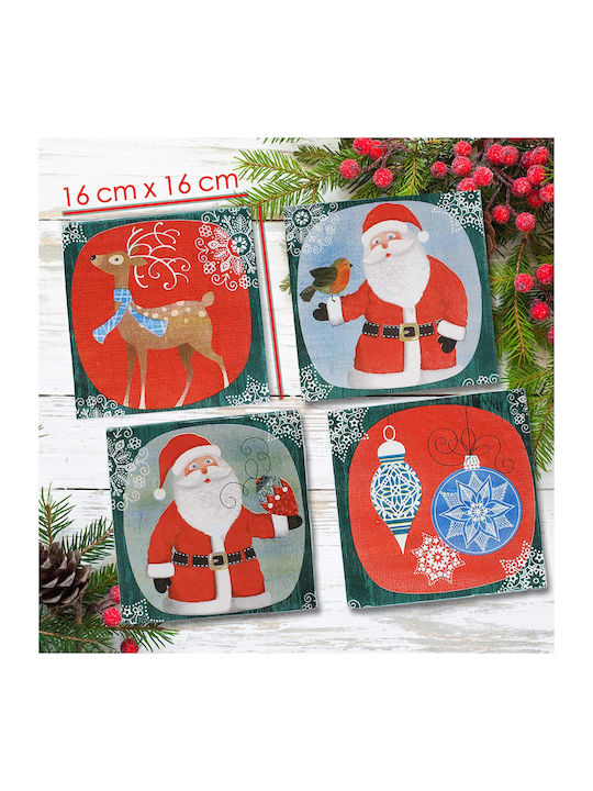 Set Patry Weihnachten 15 Gäste 61-teilig