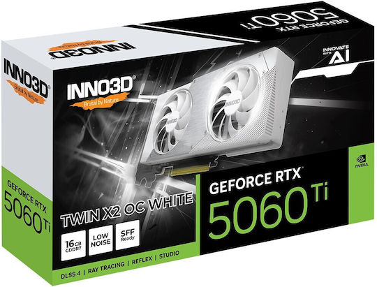 Inno 3D GeForce RTX 5060 Ti 16GB GDDR7 Twin X2 OC White Graphics Card