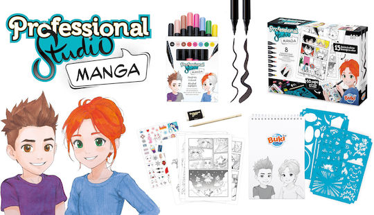 Buki Ζωγραφική Professional Studio Manga για Παιδιά 10+ Ετών