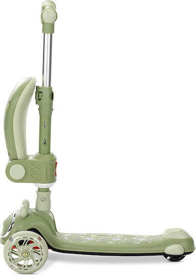 Lorelli Kids Scooter Foldable Swiftie 3-Wheel with Seat for 3+ Years Green