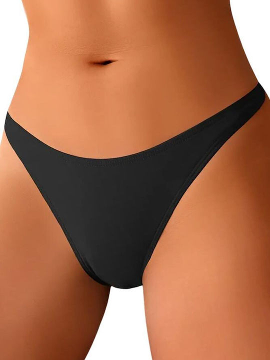 Bikini String Μαύρο
