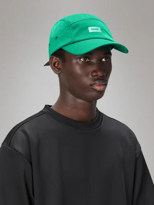 Unisex Καπέλο Rains 5 Panel W1 Green 5711747609207