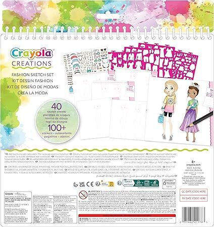 Crayola Αυτοκόλλητα για Παιδιά 8+ Ετών