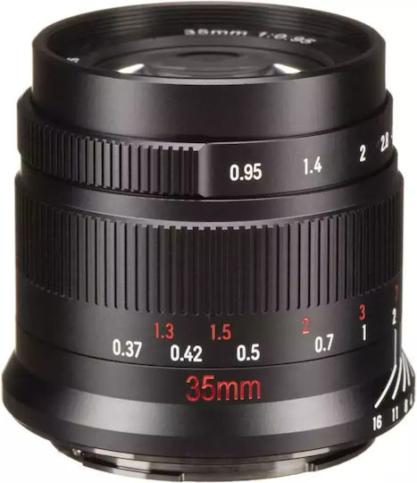 7artisans Crop Camera Lens 35mm f/0.95 Photoelectric Steady for Nikon Z Mount Black