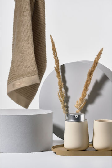 Zone Denmark Nova Porcelain Cup Holder Countertop Wheat Wheat