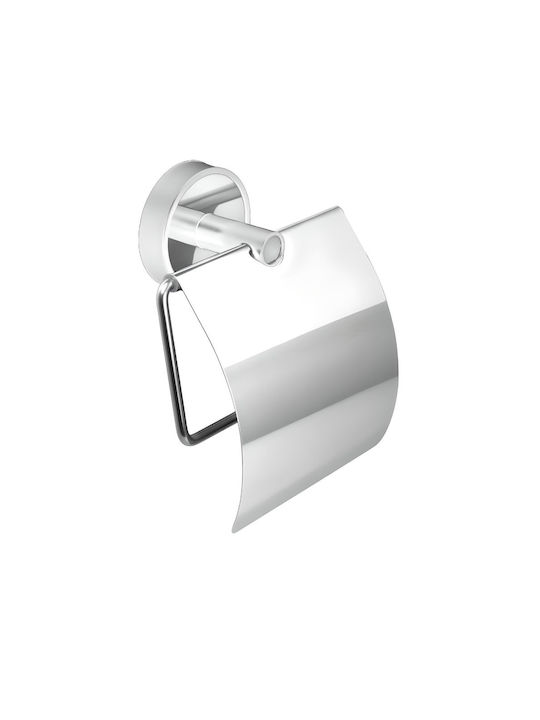 Karag Optimo Inox Paper Holder Wall Mounted Silver