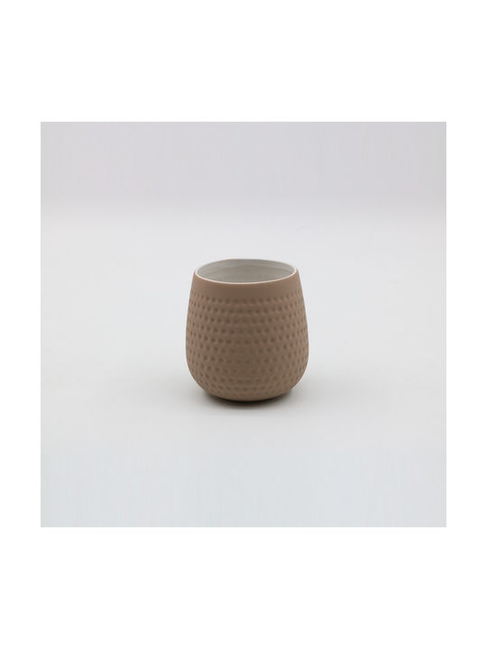 Inter Ceramic Tabletop Cup Holder Ceramic Beige