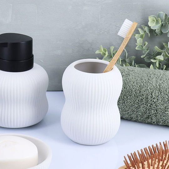 Atmosphera Countertop White Cup Holder