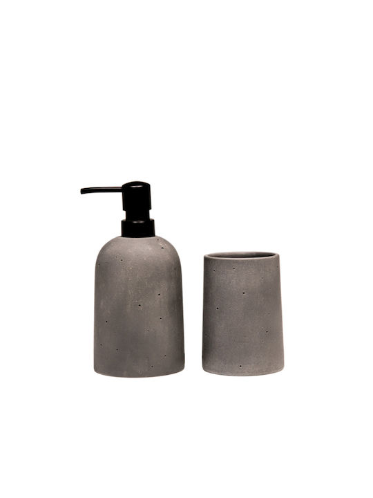 Dimitracas Gemini Ceramic Cup Holder Countertop Grey