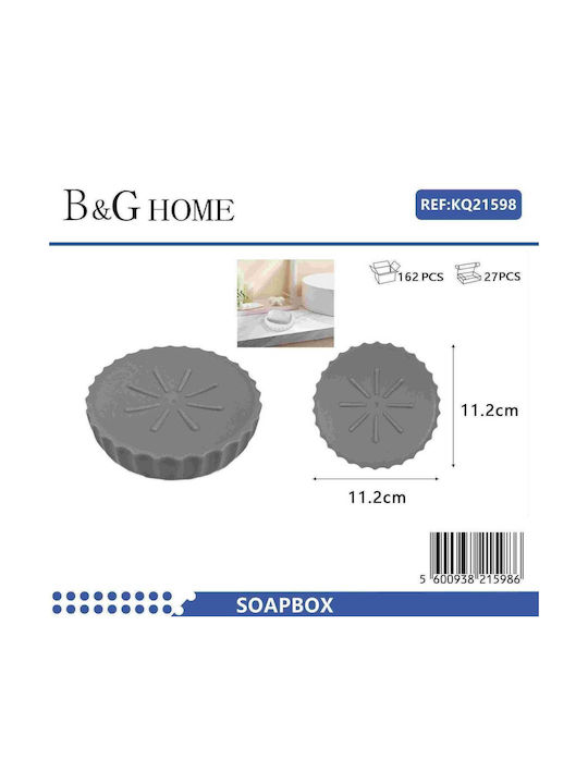 502110 Soap Dish Plastic Gray