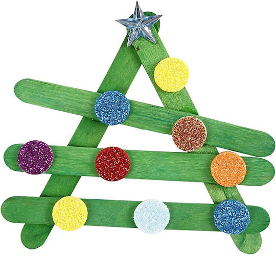 Creativ Company Artă și Meserii Glitter And Wood Sticks Mega Set