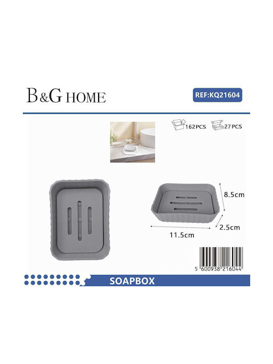 502105 Soap Dish Plastic Gray
