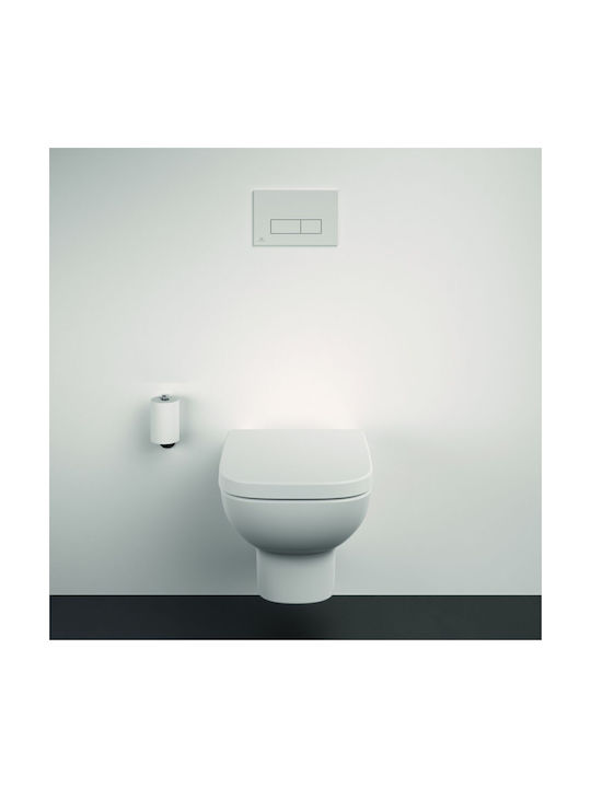 Ideal Standard Iom Χαρτοθήκη Επιτοίχια Μεταλλική Ασημί