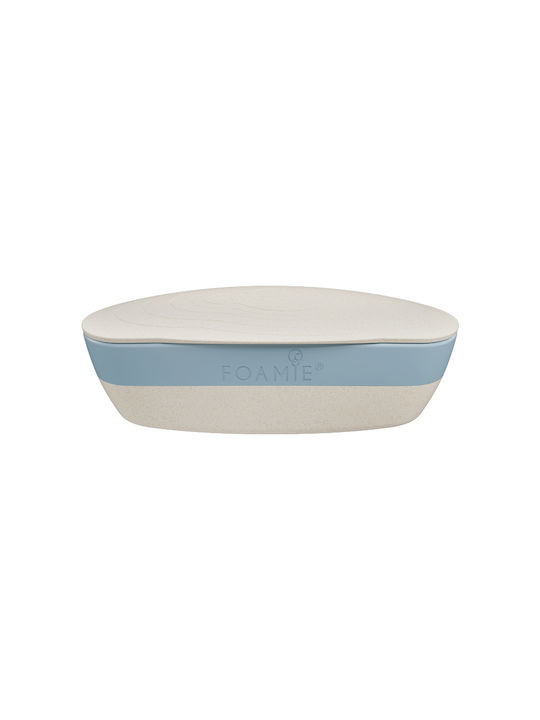 Foamie Travel Buddy Plastic Soap Dish Countertop White