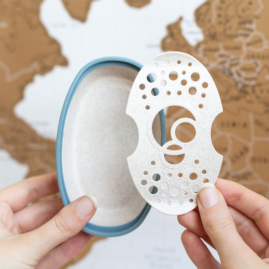Foamie Travel Buddy Съд за сапун Масичка Пластмаса Бял