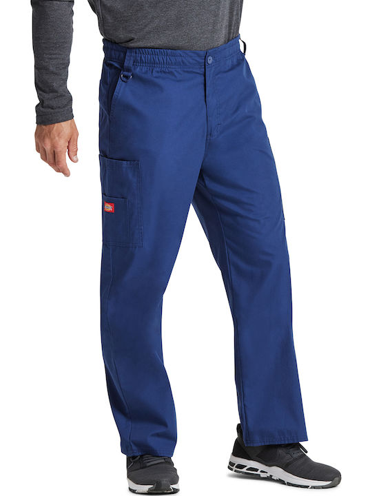 Signature Ανδρικό Παντελόνι Τζιν Cargo με Loose Straight Εφαρμογή Navy