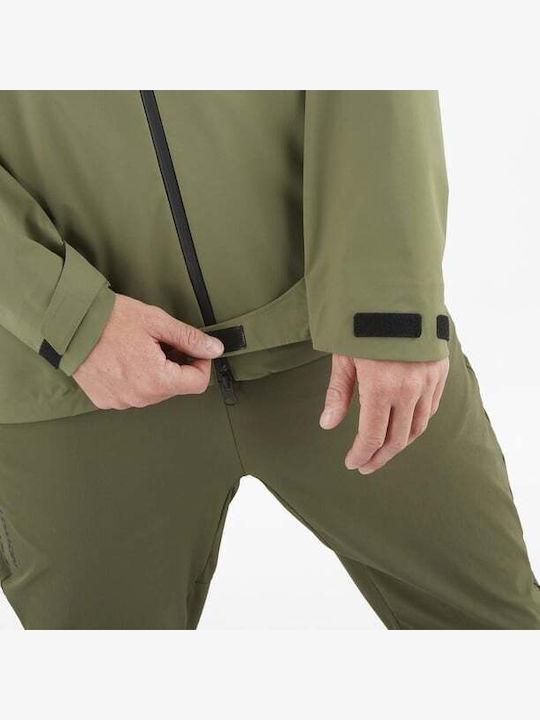 Jacke Wasserdicht Black