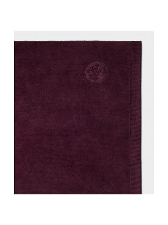 Manduka Πετσέτα Χειρός Διπλή Πλεκτή Μικροΐνα Equa Hot Hand Yoga Towel Acai Διαστάσεις 41cm X 67cm Βάρος 200γρ