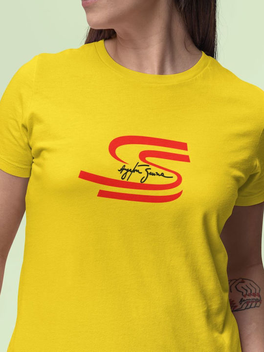 Senna W T-shirt Gold