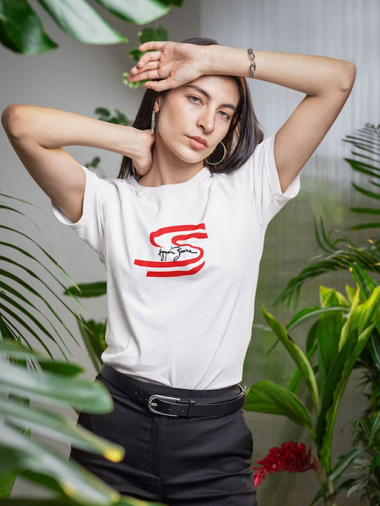 Senna W T-shirt Kelly Green
