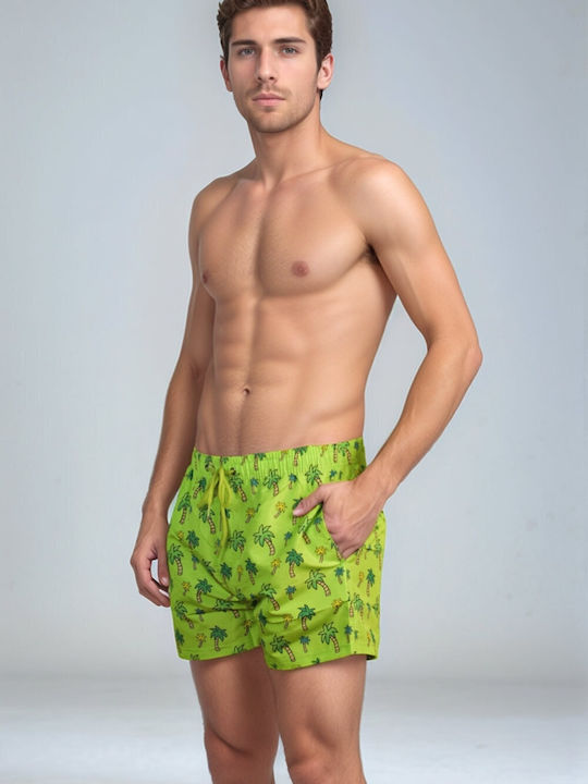 Men's Swimwear Bermuda Light Green