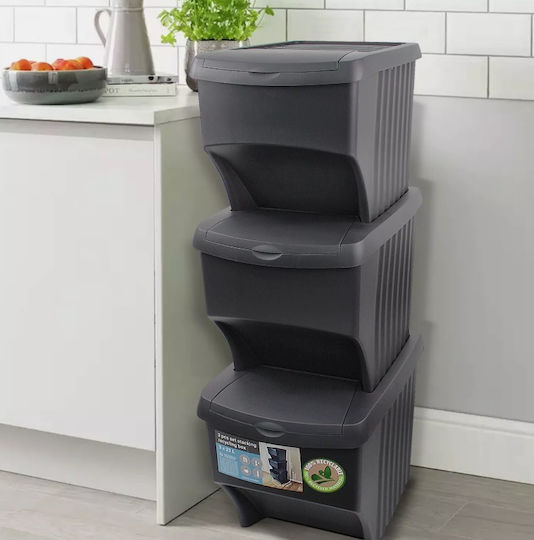 Excellent Houseware Πλαστικός Μαύρος 20lt Excellent Houseware Πλαστικός Μαύρος 20lt