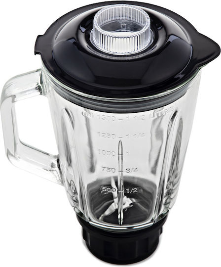 Gruppe Nutri Energy Μπλέντερ με Γυάλινη Κανάτα 1.5 lt 550W Inox