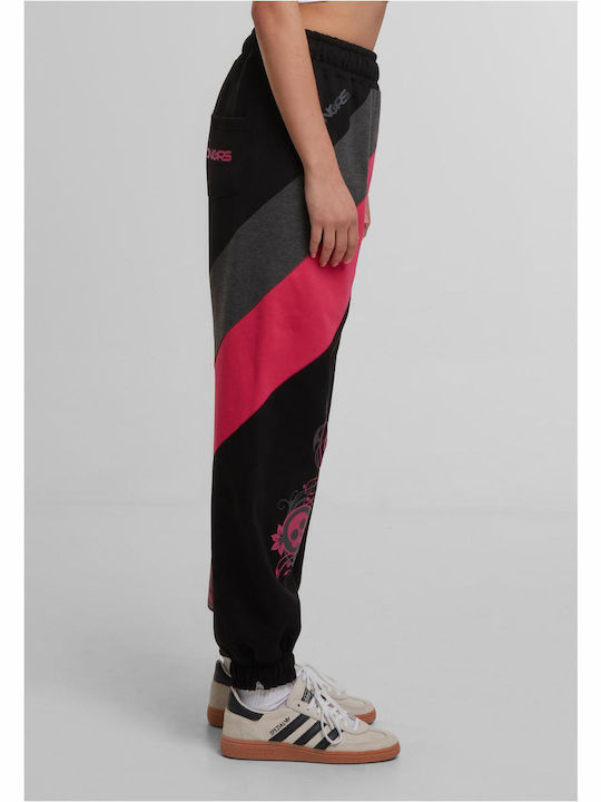 Jogginghose Black/pink