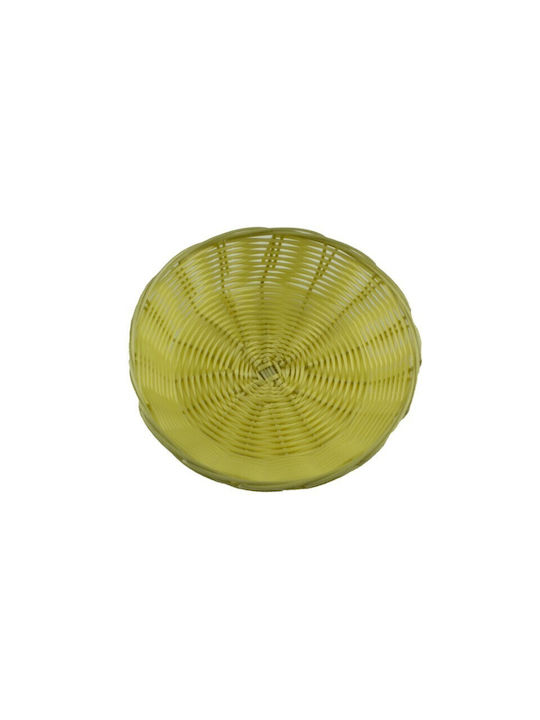 Azhome Bread Basket made of Rattan Beige 18x18x18cm