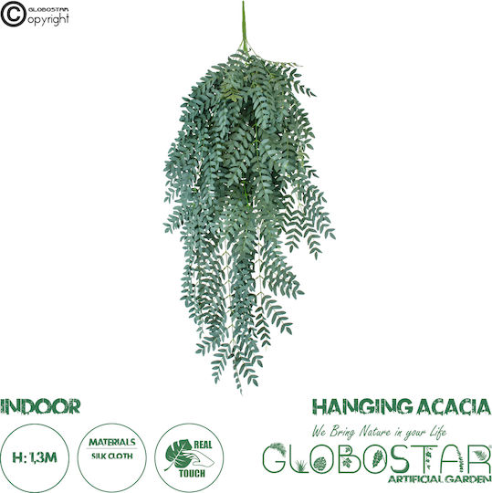 Ramură Decorativă Artificială Mimosa Green 130cm 10buc GloboStar