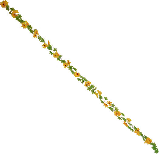 Decorative Garland Heliotropium Yellow 220cm GloboStar