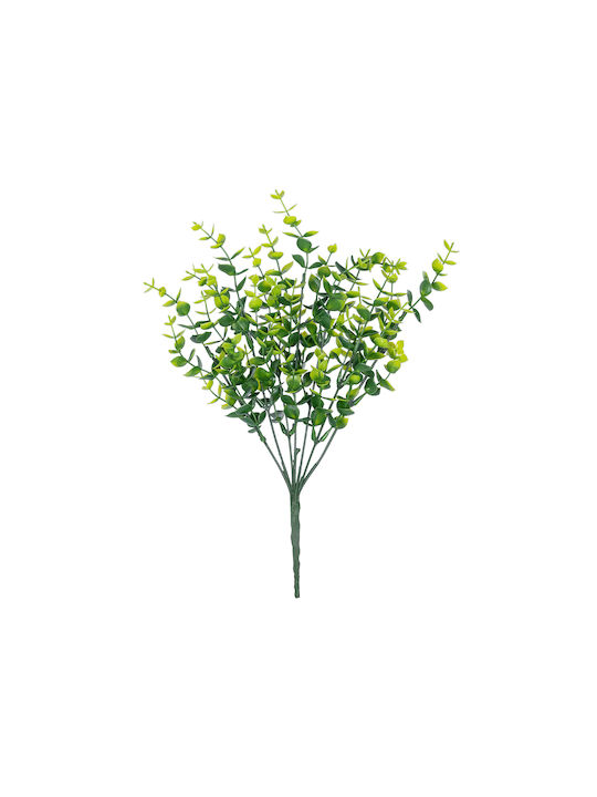 Globostar Artificial Garden Eucalyptus Branch 21065 Decorative Eucalyptus Branch D25 X H30cm